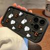 Luxus Glückliches Halloween Geist Weiche Handyhülle Für IPhone 16 Pro Max 14 13 12 11 15 Pro 15 16 Plus XR XS Max Anti-Fall Rückseitenhüllen