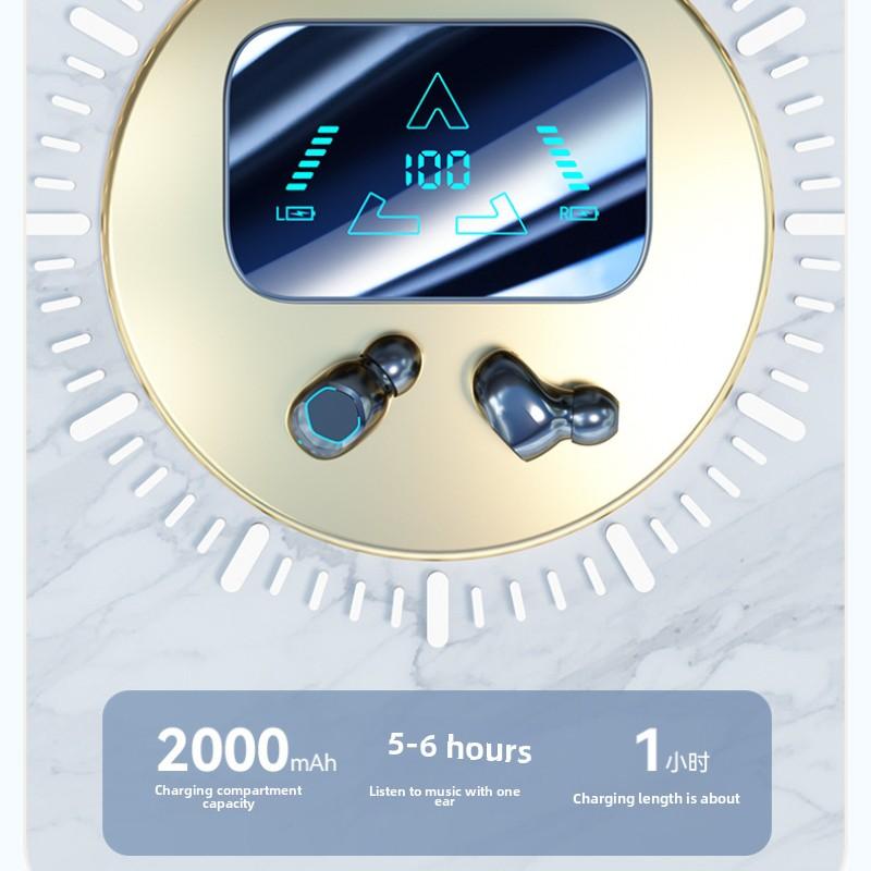 Bluetooth Headphone Ultra Long Endurance Wireless Headphone Bluetooth Noise Reduction Digital Display Slide