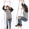 Children's Outdoor Wooden Climbing and Swing Toy - Five-Speed Amusement Equipment