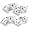 30PCS Lawn Blade For Worx Landoid Lanmower WG754E WG791E Sharp Stainless Steel Replacement Blade Titanium Plating Rustproof