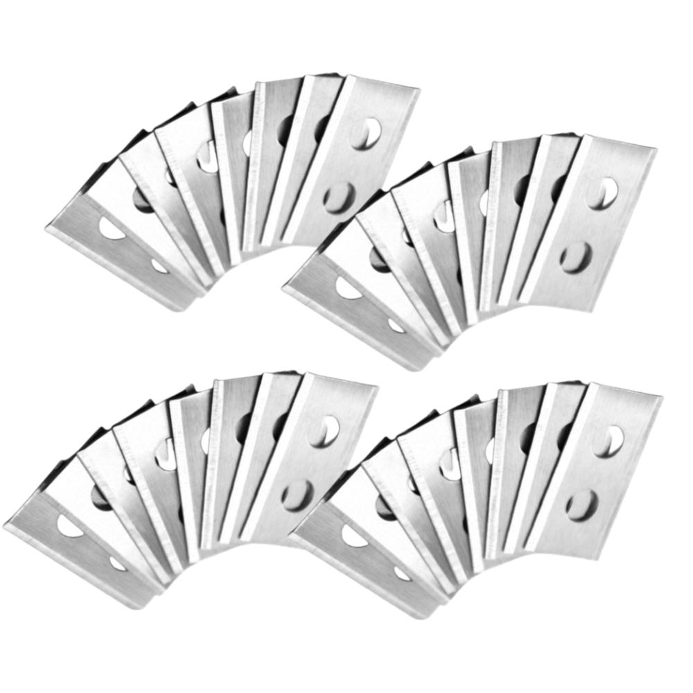 30PCS Lawn Blade For Worx Landoid Lanmower WG754E WG791E Sharp Stainless Steel Replacement Blade Titanium Plating Rustproof