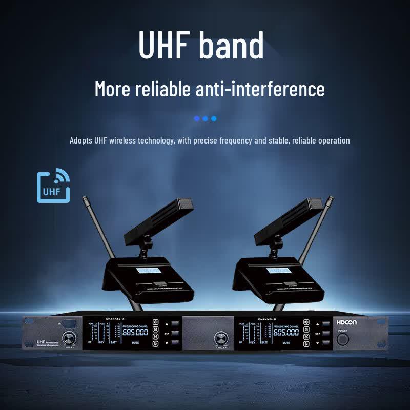 HDCON HT-D820D3 UHF Wireless Conference Microphone System (CN version)