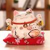 Large Ceramic Lucky Cat Ornament: Creative Piggy Bank & Home Decoration Gift