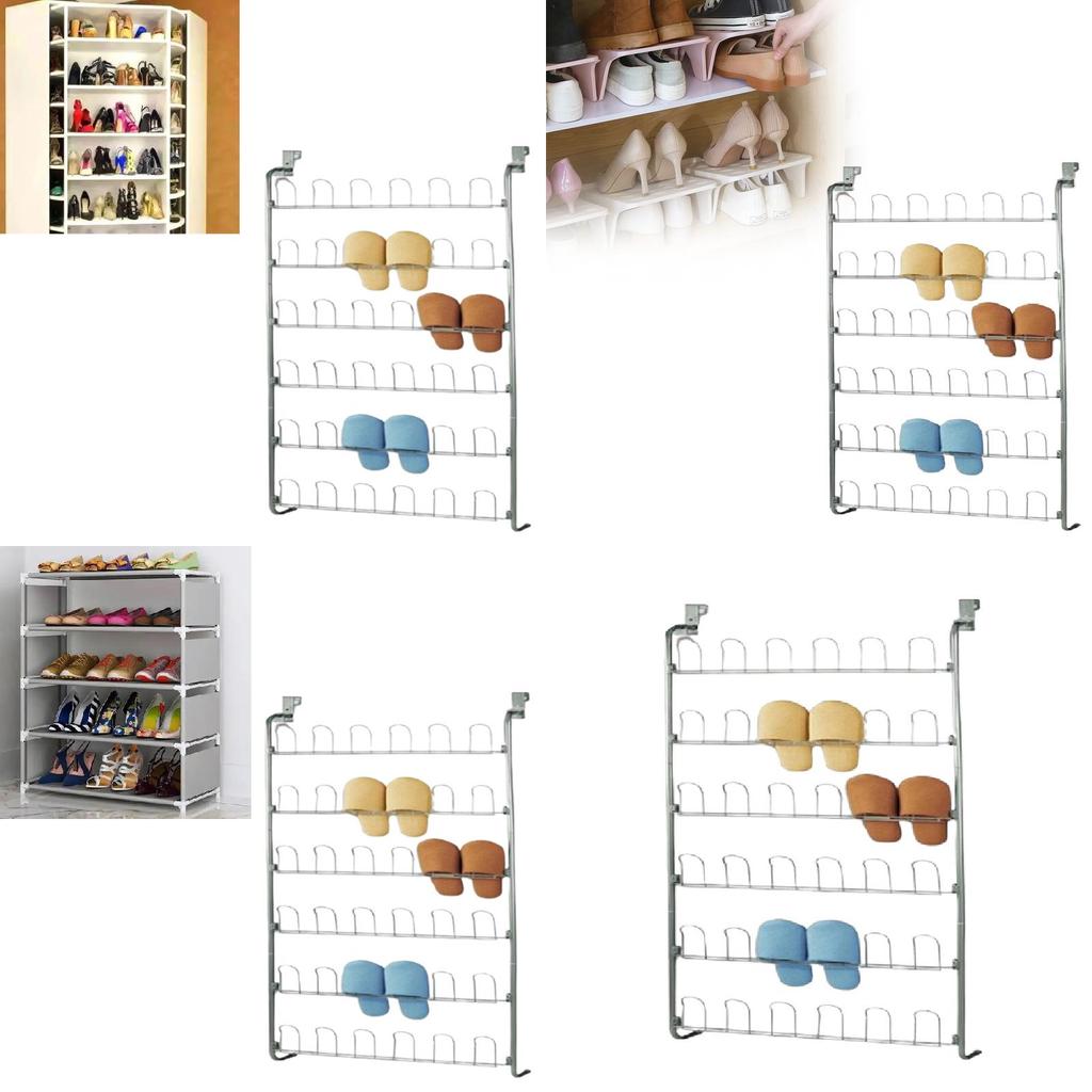 Modernes Metallschuhregal für Zuhause und Wohnheim mit mehrschichtigem Aufbewahrungsorganisator