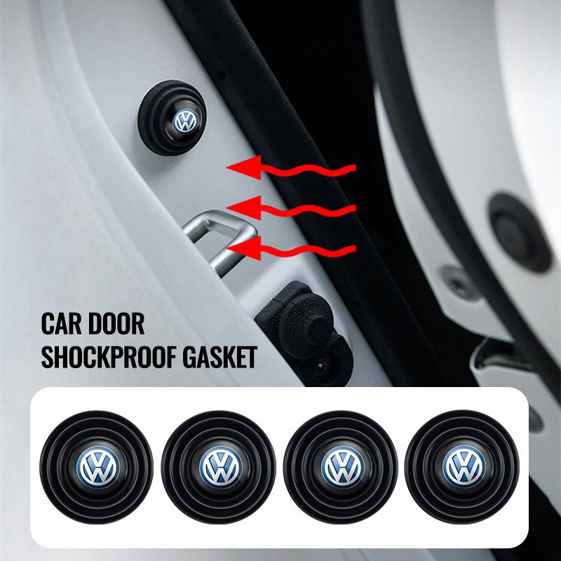 2026 Hot For VW VOLKSWAGEN Car Door Shockproof Silicone Gasket Buffer Pad Accessories For Volkswagen GTI Golf 5 6 7 8 Polo VW R-