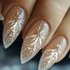24-Piece Super Sparkle Rhinestone Nail Art Glitter Sequins for Press-on Nails - European & American Style
