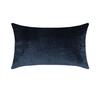 Coussin Décoratif - Wally - Petite Baleine - 30 X 50 Cm - Bleu Et Blanc - Non Déhoussable