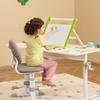 3-in-1 Tabletop Kids Art Easel Double-Sided Magnetic Whiteboard Chalkboard