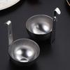 10Pcs Stainless Steel Poached Egg Maker with Hanger Hook Egg Poaching Pan Eggs Boiler Mold  Home