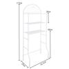 Miflame Multi-tier Metal Bathroom Storage Shelf