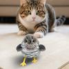 Automatic Flapping Wings Chirping Cat Toy Flapping Bird Activated Kitten Toy Interactive Chirping Bird Cat Toys for Indoor Cats
