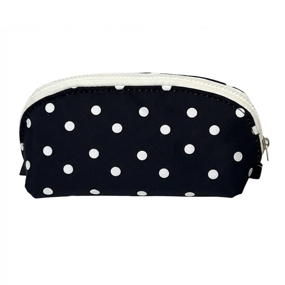 Durable Polka Dot Design Pencil Case Large Opening Large Capacity Stationery Pouch Stationery Organizer Students