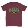 Jamaica Flag Jamaican Pure Cotton T Shirt For Men Summer  Y2K Retro TShirts O Neck Hipster Tees Big Size Loose Tops
