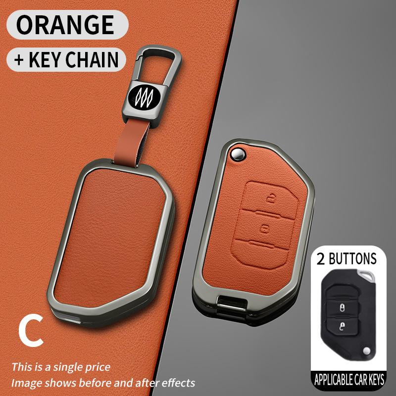 Premium Metal Key Covers for Jeep Wrangler & Gladiator