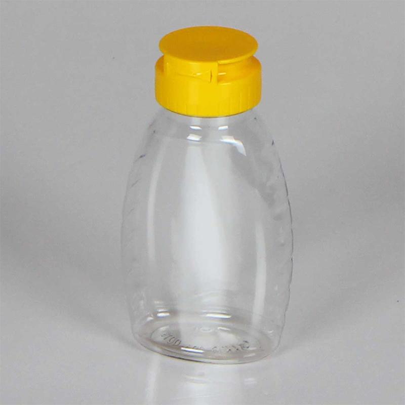 Plastic Honey Squeeze Bottle Salad Dressing/Oil Dispensers Flip Cap Refillable Condiment Containers Leak Proof Squeezable Bottle