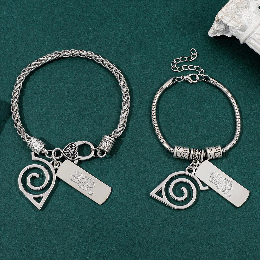 Naruto Akatsuki Symbol Legierungsarmband Für Anime-Fans Schmuck Geschenk