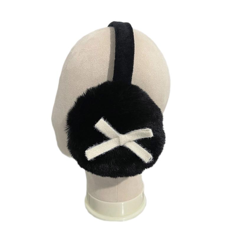 Cute Bow Warm Ear Protective Ear Muffs Universal Ear Warmers Adults Accessories