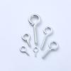 Galvanized Iron Eye Bolt Hook Ring, Hand-Tightened, Available In M3-M8 Sizes