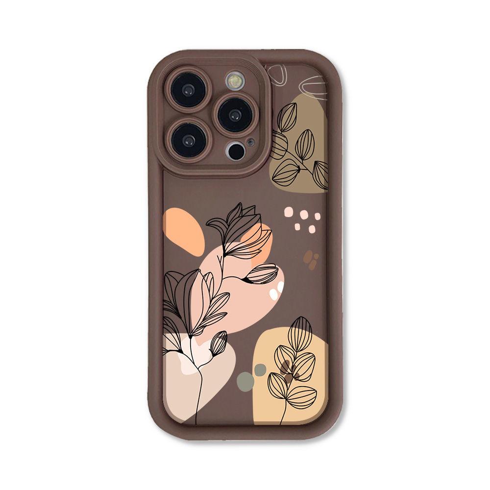 Vintage Flowers and Plants for iPhone17PorMax Phone Case 14 Apple 13 Scrub 12/11 Premium 15