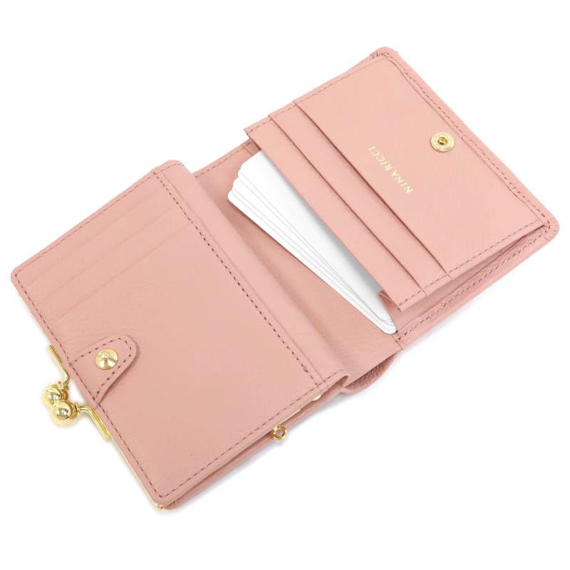 Nina Ricci Tamara Purse Bifold Wallet, Light Pink, 85-1759, Women's