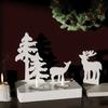 Reindeer Ornament Silicone Crafting Mold Flexible Capacity Christmas Tree Decoration Candle Holder Making Tool