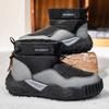 Winter Snow Boots for Men Add Velvet Men's Sports and Leisure Wear-resistant Non-Slip Sneakers Soft and Comfortable Ankle Boots