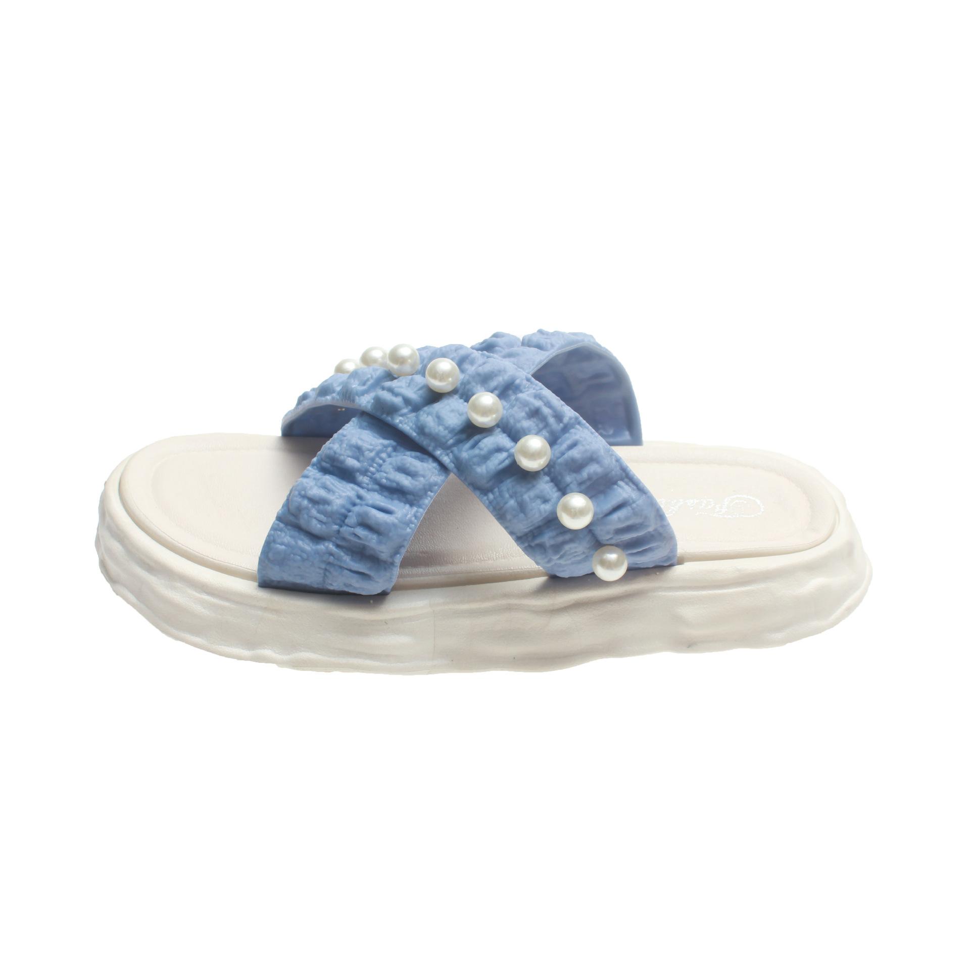 Повседневные женские тапочки на толстой подошве — фото 7