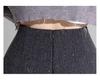 High-Waisted Black Sequin Woolen Shorts for Women - Winter 2026 A-Line Slimming Style, Perfect with Boots and Outerwear