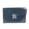 Bag Pouch Kirius With Strap Clutch Bag Boxcalf Black