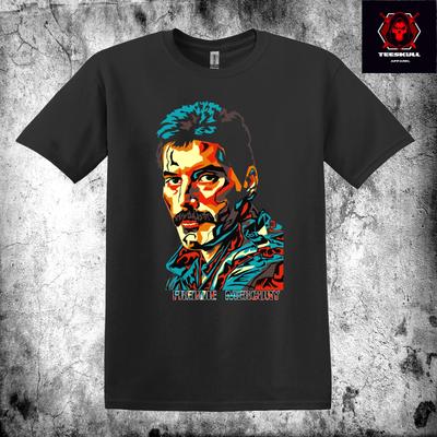 Freddie Mercury Rock Band T-Shirt Schwere Baumwolle Unisex T-Shirt S3XL