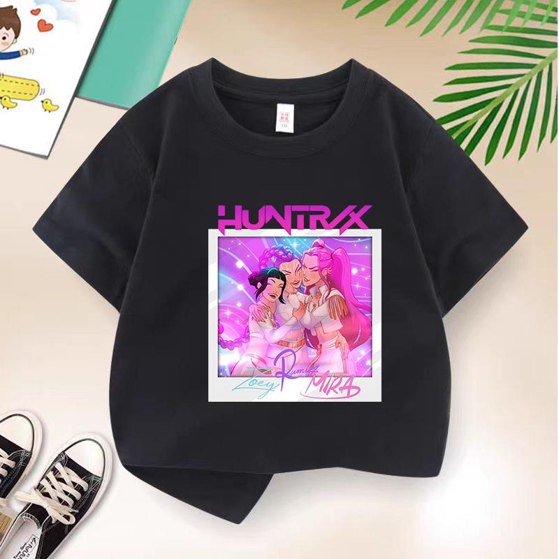 

Printed Pattern Fashionable Crew Neck Short Sleeve Casual Comfortable T-shirts Girls Top Versatile 100