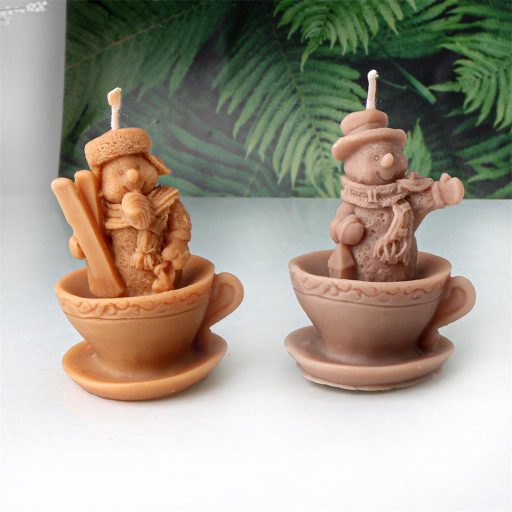 Multifuntional Mold in Silicone Christmas Party Supplies Suitable for Candle Creation and Christmas Celebrations