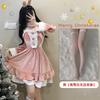 Xian Yi Christmas Dress Sexy Red Velvet Dress Plus Size Party Prom Bunny Cos New Year's Robe