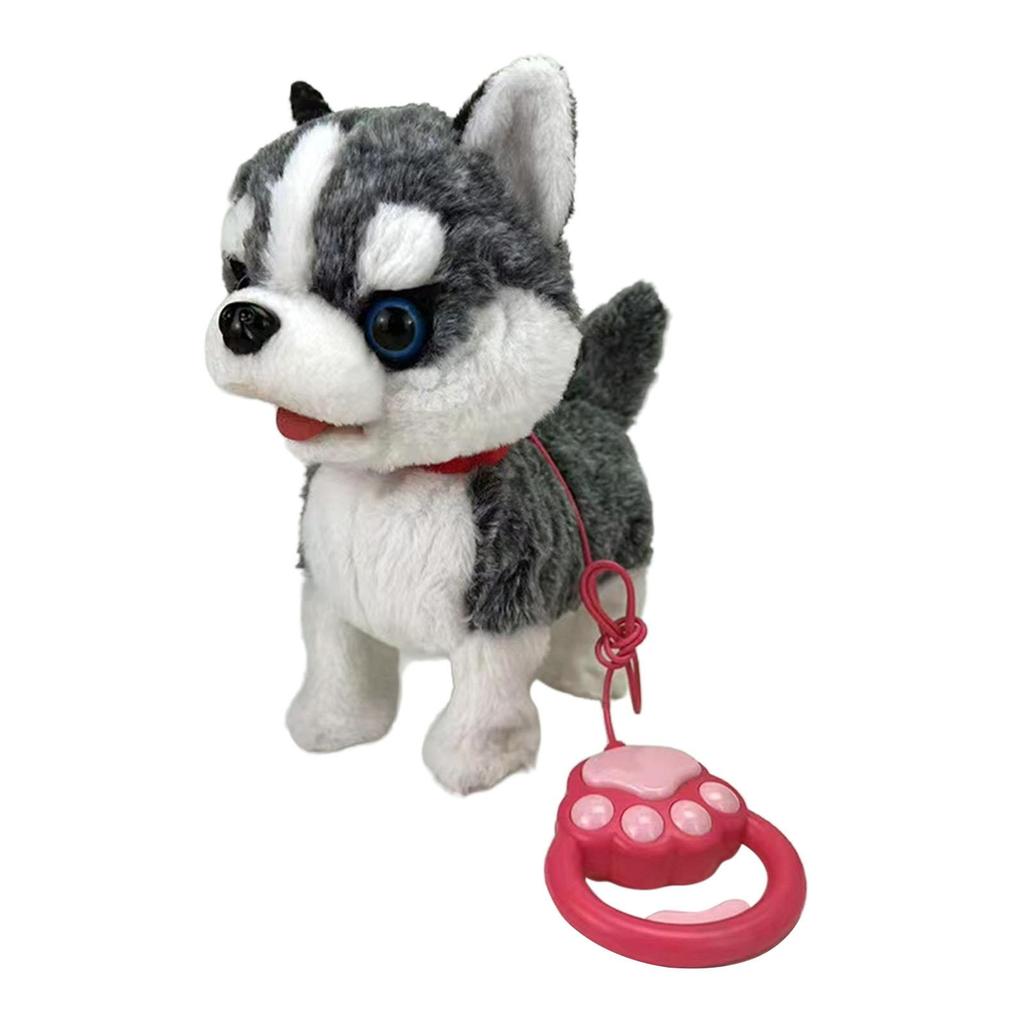 Elektrische Katzenfigur Niedliches Neuheit Kuscheltier Plüschtier für Schlafenszeit-Freund Feiertagsparty-Mitgebsel Kinder Kleinkind Spielzeug Geburtstagsgeschenk