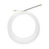 White Cable Pulling Tool 15m Length Wire Threader Flexible Fish Tape Puller  Construction Workers