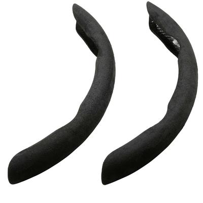 BONFORM Steering Wheel Cover Quick Suede Easy Installation S M Sizes Black Non-Slip & 6995-15BK