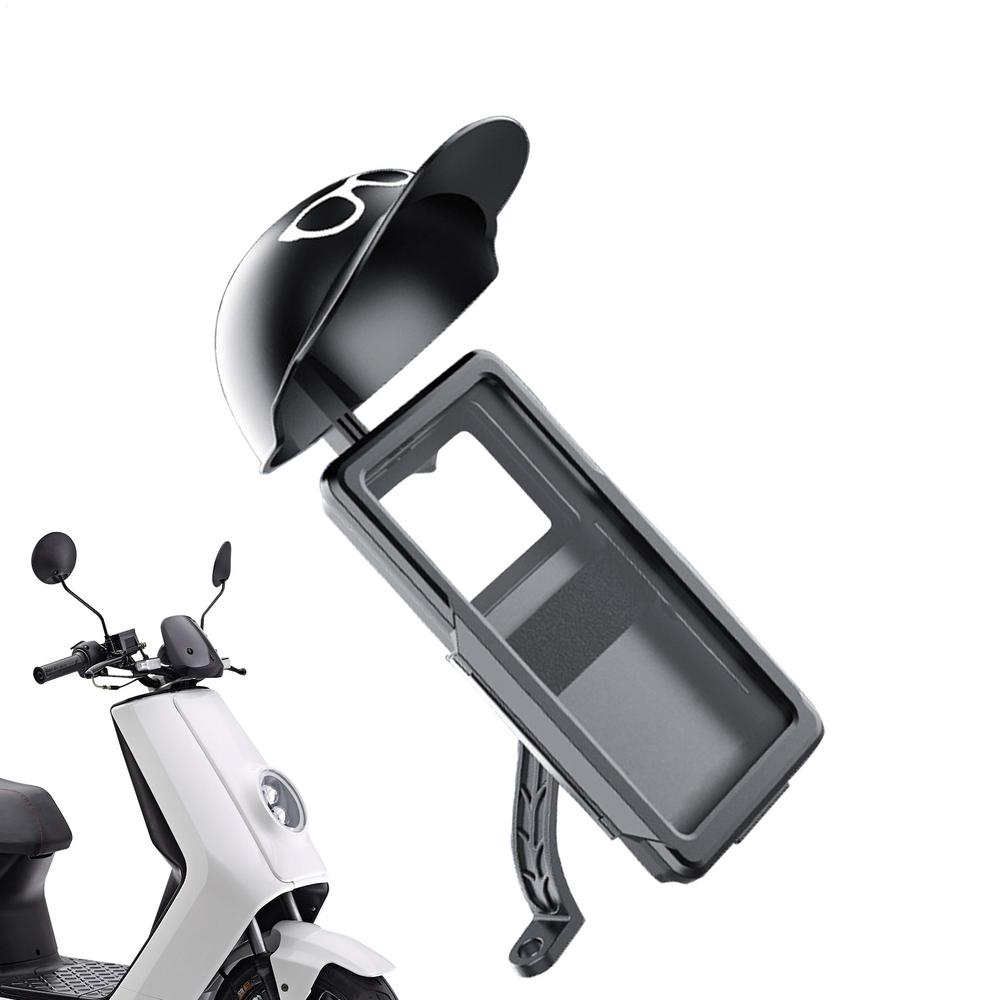 Motorcycle Phone Mount Biking Sun Hat Bracket Cell Phone Mount Stand For Women Men Riding Motorcycles Bicycles Scooters