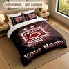 Set Biancheria da Letto 1 Copripiumino 2 Federe Stampa Nottingham Forest FC Morbido Tessuto per Letto Decorazione Camera da Letto
