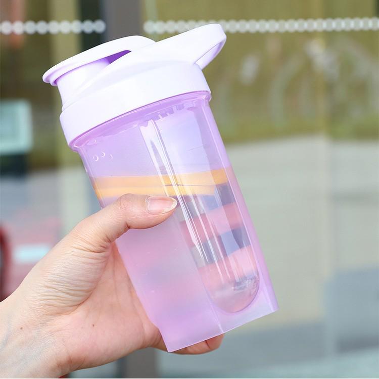 Sports Fitness 500ML Shaker Cup with Scale - Customized Logo Available