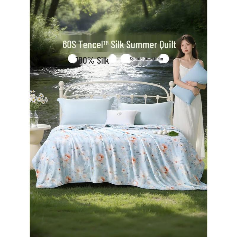 

FUANNA 100% Mulberry Silk Summer Quilt