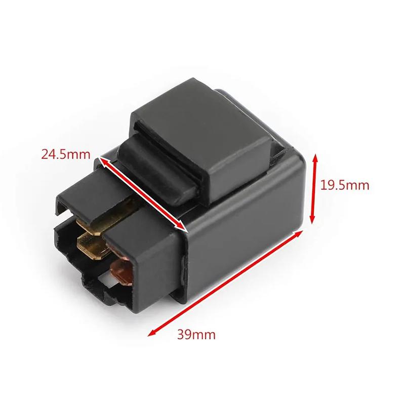 1Pc 12V 4 Pins Motorcycle Starter Relay Fuel Pump Fan Off Relay 38740-38B00 38740-24X50 38740-39A00 For Kawasaki Suzuki Polaris Relays 5