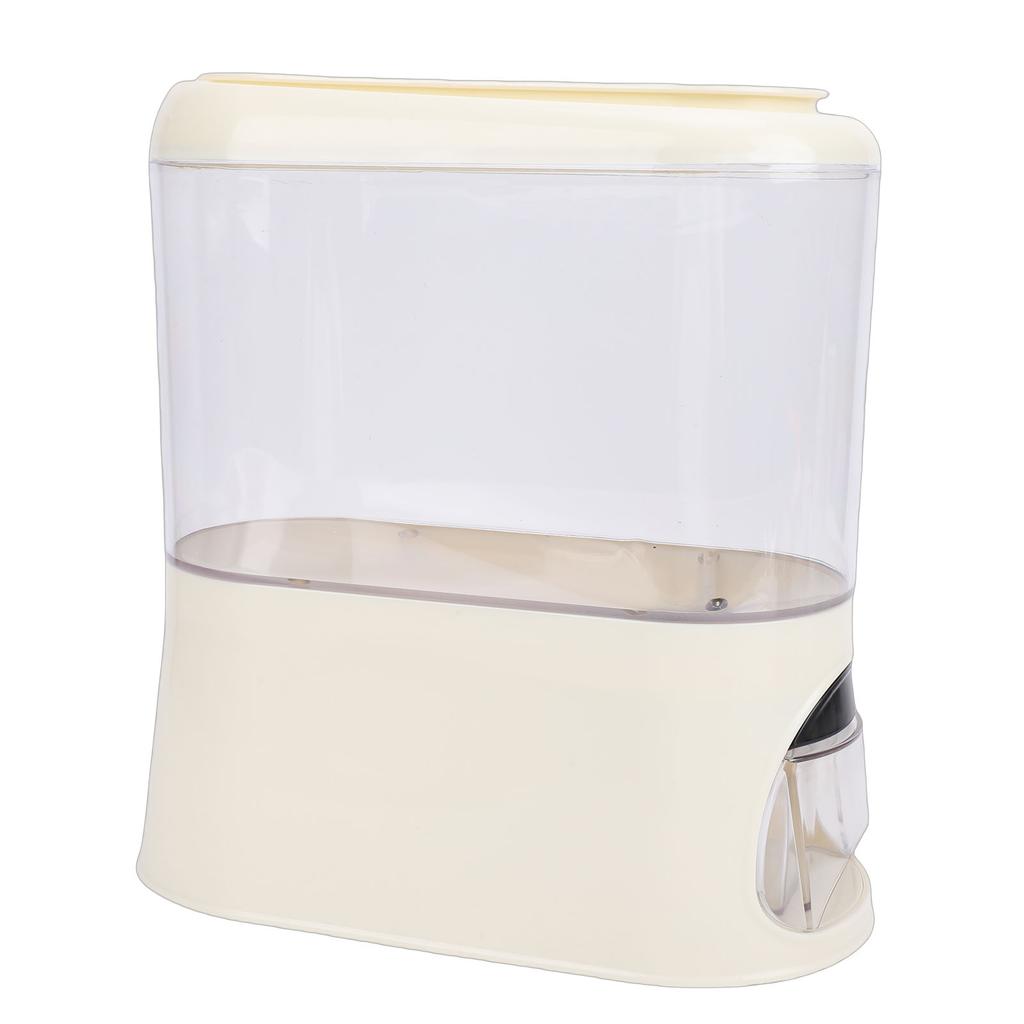 Rice Dispenser Multifunctional 3L Sealed Rice Storage Container with Detachable Lid Measuring Cup for Beans Grains Dry Food
