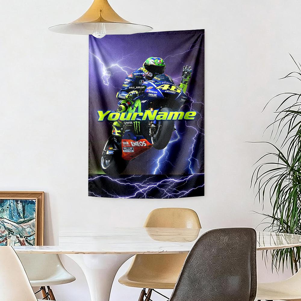 Doctor46 Custom Your Name Wall Decor Tapestry Art For Pet Memorial Birthdaywedding Party Backdrop Family Gift