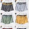 Men's Quick-Dry Cotton Boxer Shorts - Autumn/Winter 2024 Trend, Versatile Sports Briefs for Teens