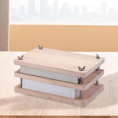 Book Press Wood Bookbinding Practical Three Boards Binding Tool for