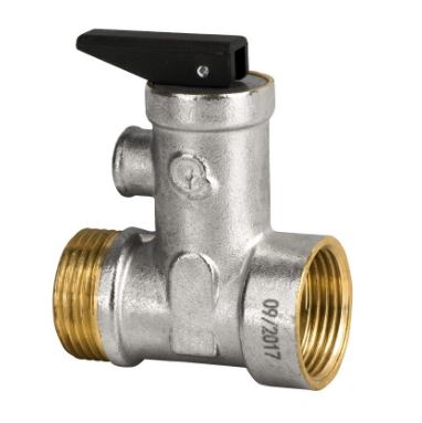 Safety Valve With Non-Return Valve 1/2 With Butterfly - Dzaw.Be.1/2M