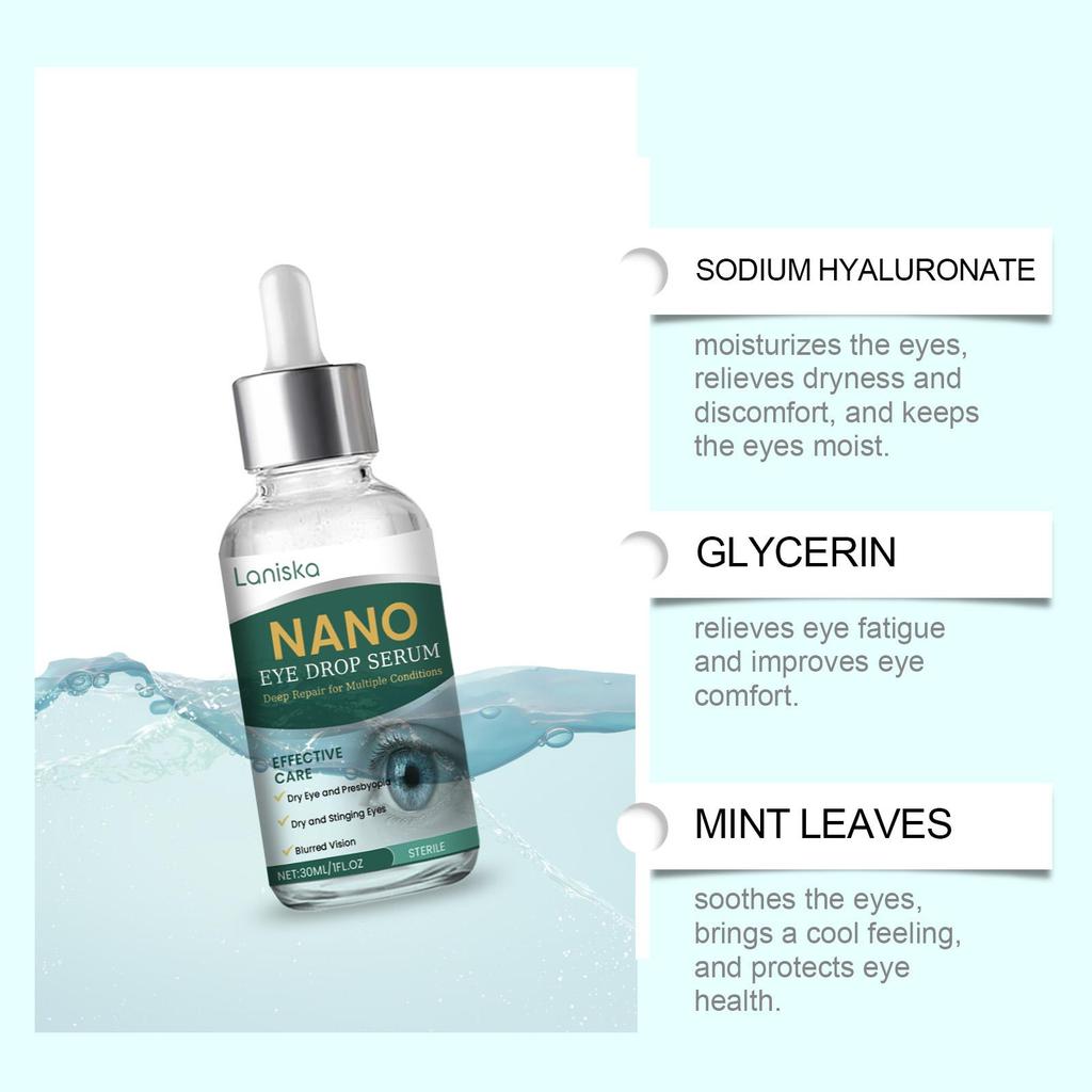 Soothing Eye Drops Relieve Eye Discomfort Gentle Moisturizing Improve Dryness Daily Eye Care