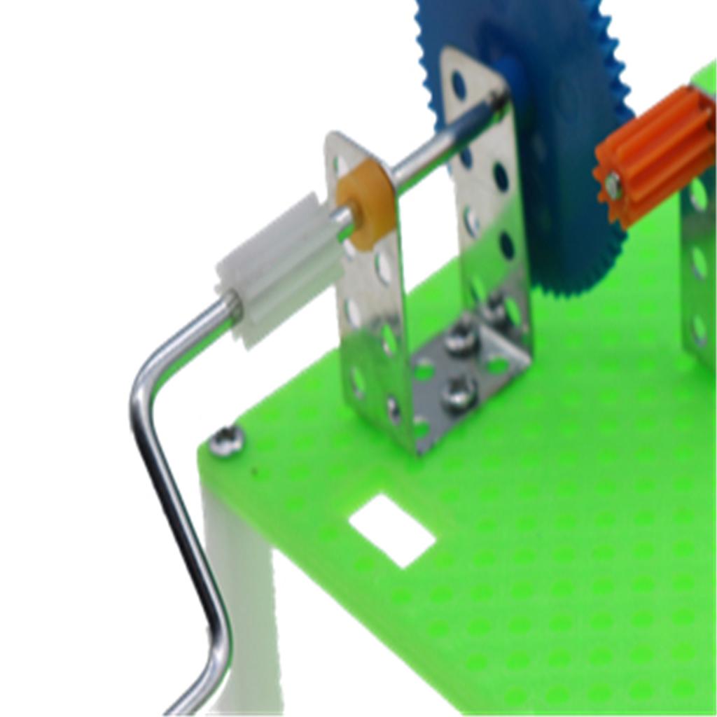 Lighting Version DIY Hand Crank Generator Kids Science Educational Toy