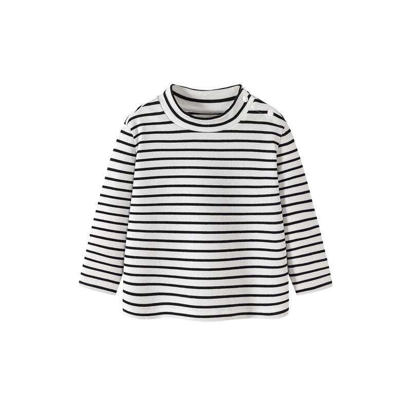 Minibala Kids' Long-Sleeve High-Elastic Turtleneck Base Layer Tee