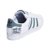 Adidas Superstar Originals Labels Unisex Sneakers Weiß Wolkenweiß Hazy Emerald HQ6455